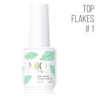 Mio nails Топ Flakes № 1 - 15 мл