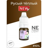 Пигмент NE Pigments (пигменты Нечаевой) для татуажа бровей «Русый тёплый Light» #101L — 5 мл