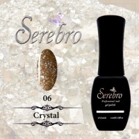 Гель-лак "Serebro" Crystal №06, 11 мл