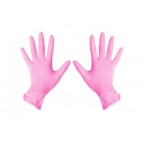 Перчатки розовые M NitriMAX 50 пар