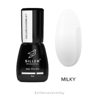 Siller Cover Base Milky — молочная камуфлирующая база для ногтей, 8мл