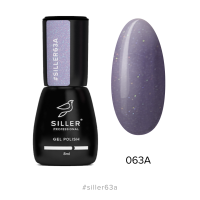 Гель-лак Siller №63А (фиолетовый с микроблеском), 8мл