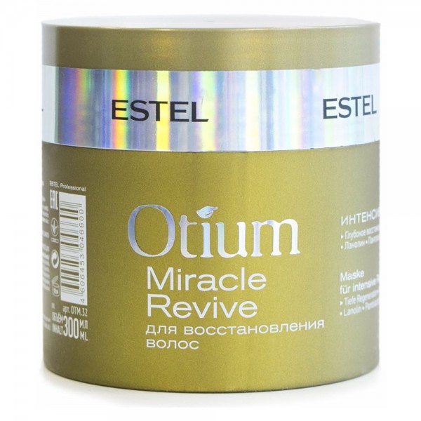 Интенсивная маска для восстановления волос ESTEL OTIUM MIRACLE REVIVE, 300 мл