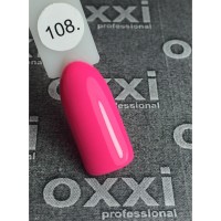 Гель лак Oxxi №108 (очень яркий розовый, неоновый), 8 мл 