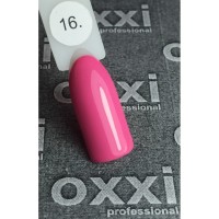 Гель лак Oxxi №016 (розовый, эмаль),8 ml