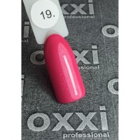 Гель лак Oxxi №019 (светлый малиновый с микроблеском),8 ml