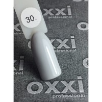  Гель лак Oxxi №030 (светлый серый, эмаль),8 ml
