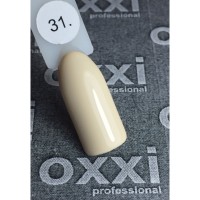  Гель лак Oxxi №031 (бледный желтый, эмаль),8 ml
