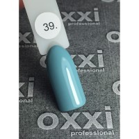 Гель лак Oxxi №039 (приглушенный серо-голубой, эмаль), 8 ml