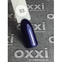 Гель лак Oxxi №053 (темный фиолетовый с голубым микроблеском), 8 ml