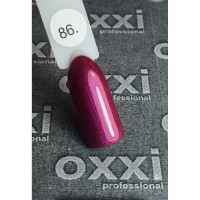 Гель лак Oxxi №086 (розовая фуксия с микроблееском), 8 мл 